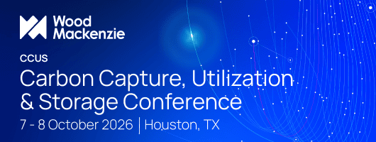 Register Now for the Wood Mackenzie Carbon Capture, Utilization & Storage (CCUS) Conference 2026 – Oct 7 – Oct 8, 2026 – Houston, TX