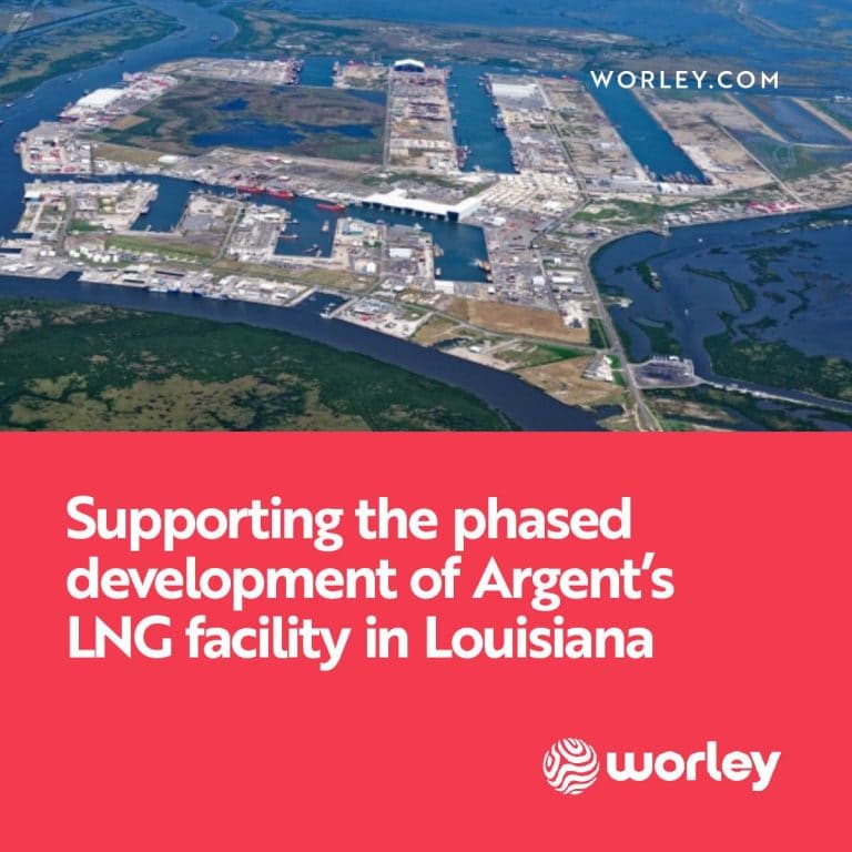 Worley Selected as Development Partner in Argent LNG – Port Fourchon, Louisiana
